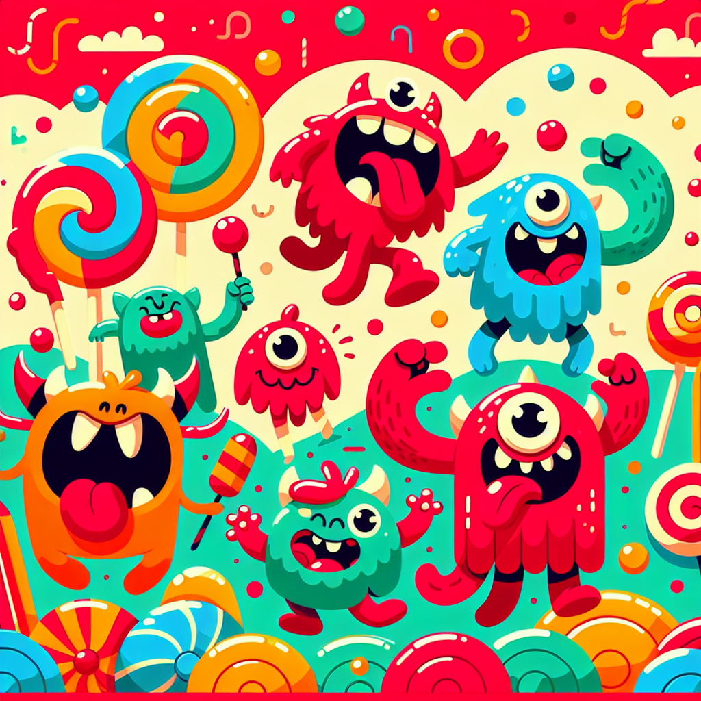 Happy Monster Squad Paint By Numbers Kits