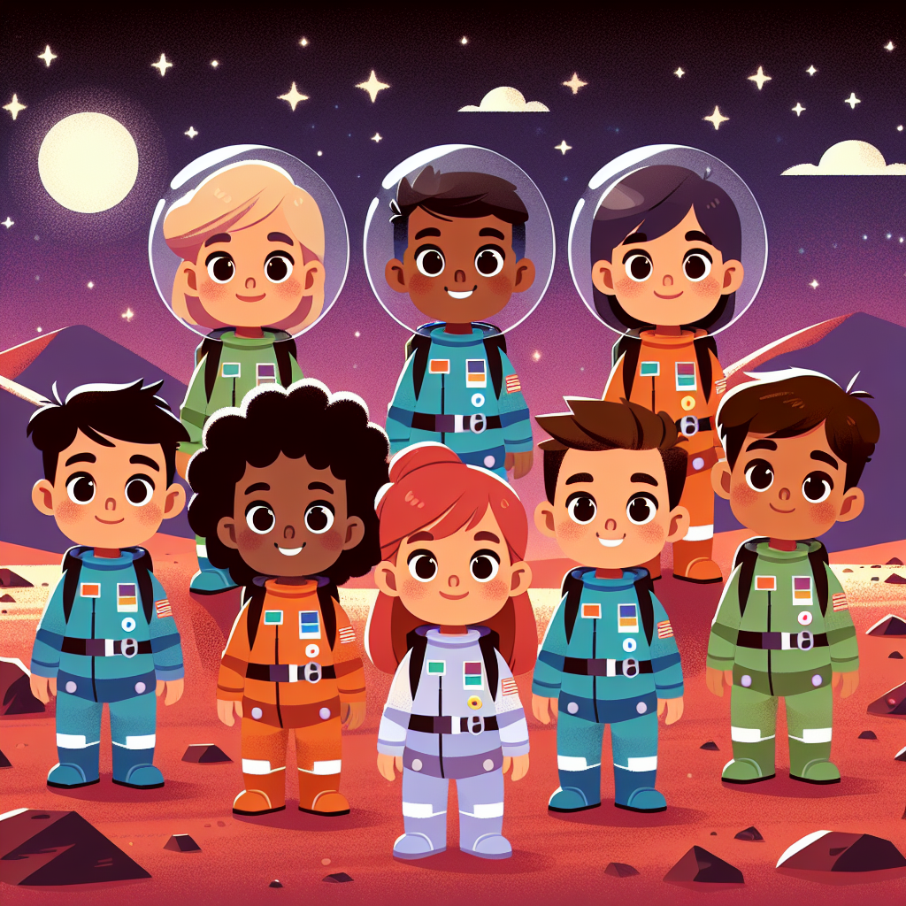 Merry Mars Mission Painting Number Kit