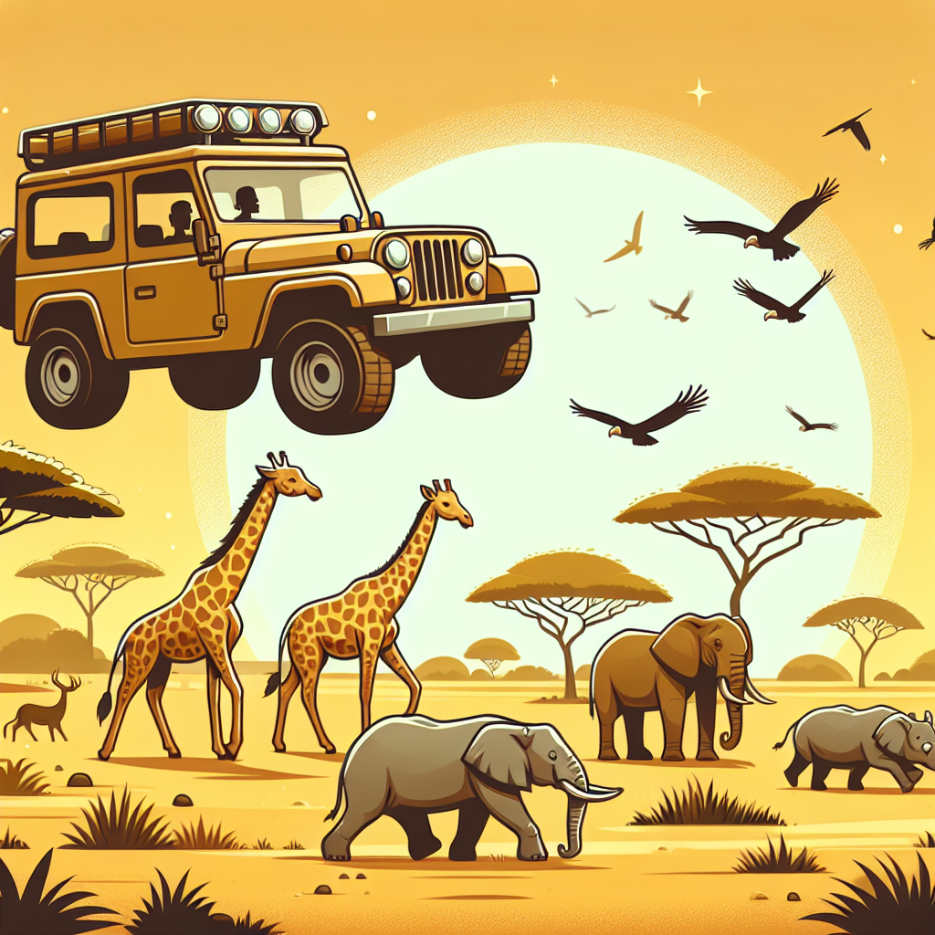Safari On The Savanna DIY Paint By Numbers
