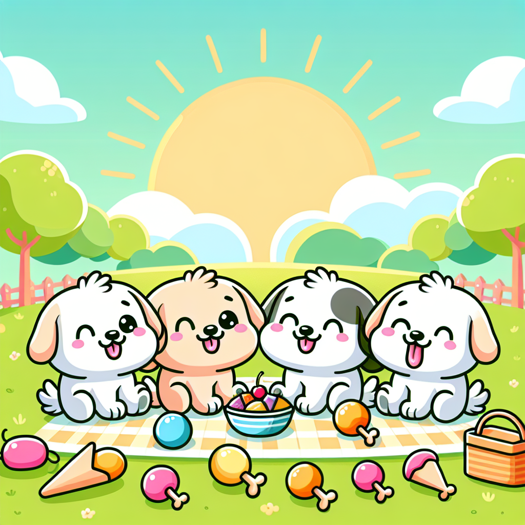 Puppy Picnic Paint By Number