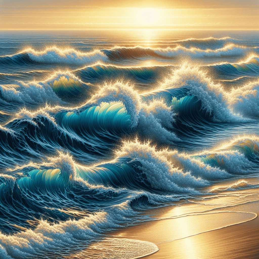 Ocean Waves Serenade Paint By Numbers Kits