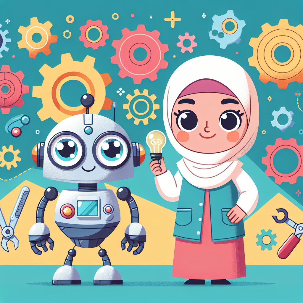 My Robot Buddy Paint By Numbers Art