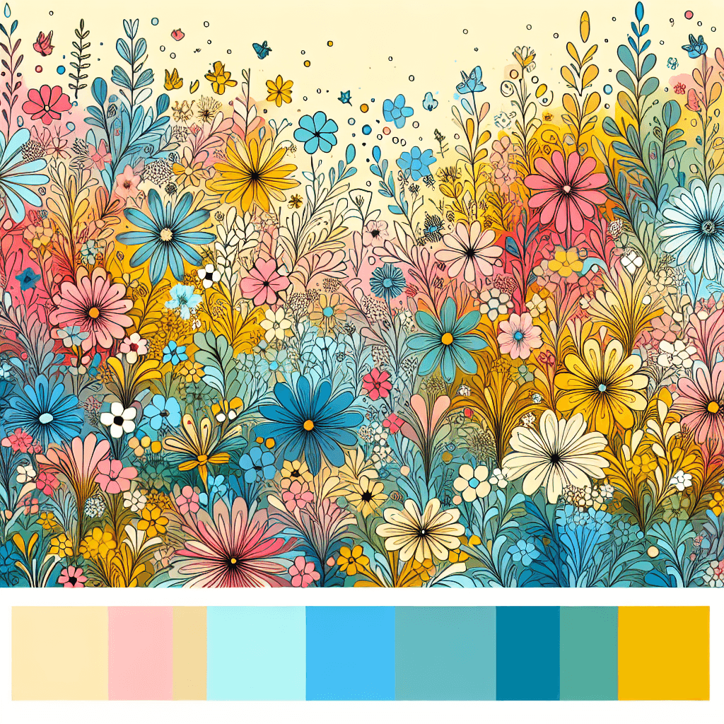 Vibrant Meadow Dancers Paint By Numbers