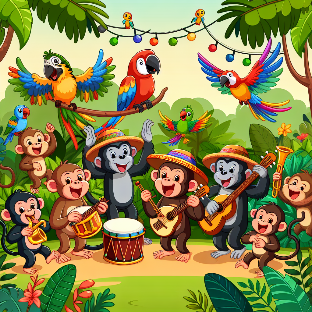 Jubilant Jungle Jam Paint By Number