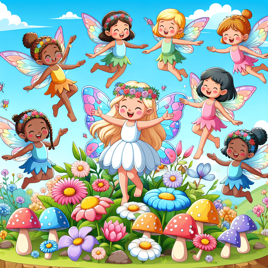 Colorful Fairy Garden Painting By Numbers Kit