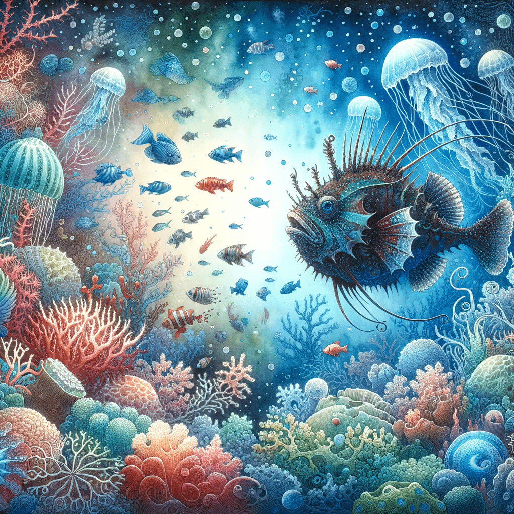 Mysterious Ocean Depths DIY Paint By Numbers