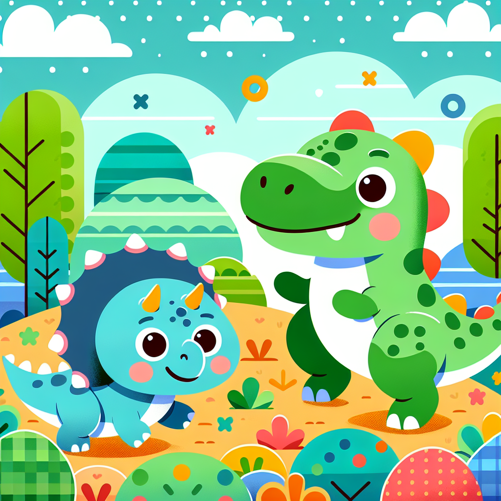 Joyful Dinosaurs In Adventure Land Painting Number Kit