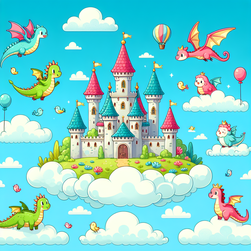 Cloud Castle Kingdom Painting Number Kit