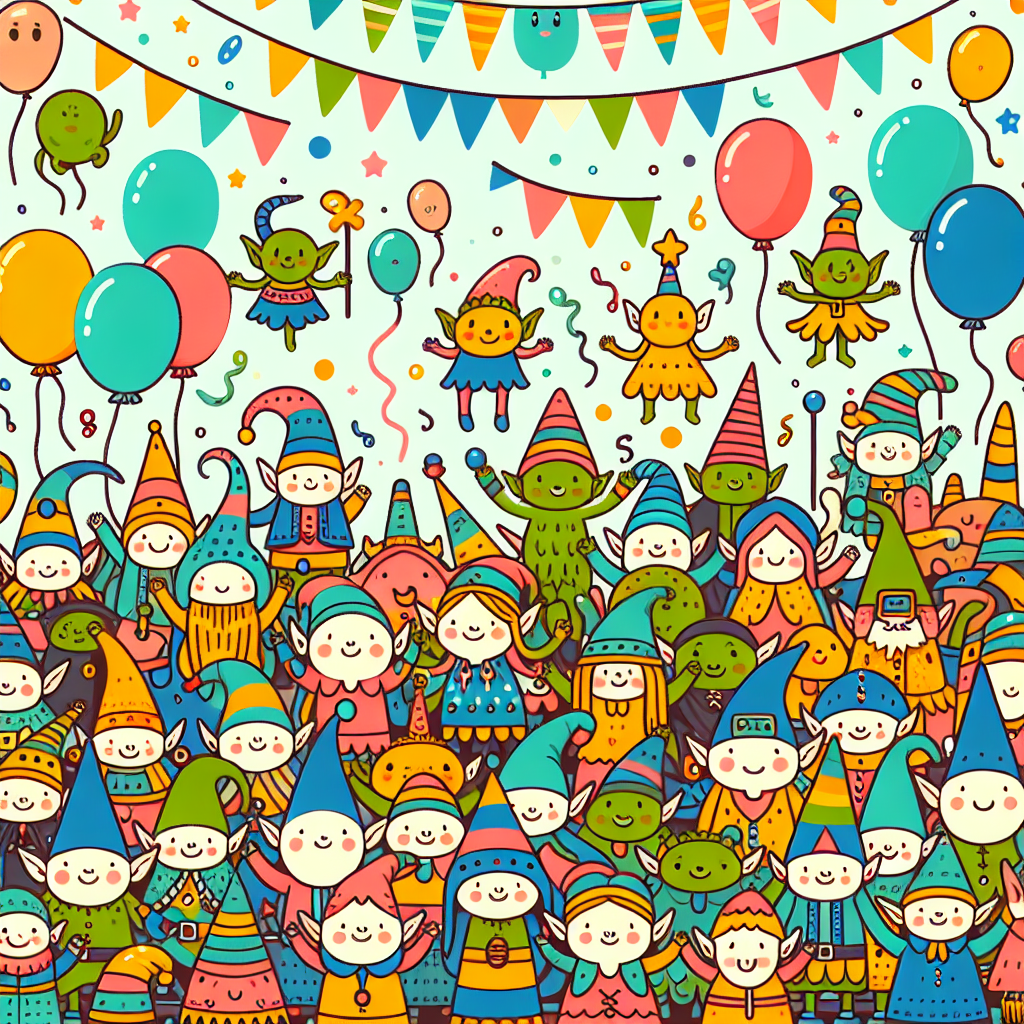 Giggling Goblin Gala Paint By Numbers