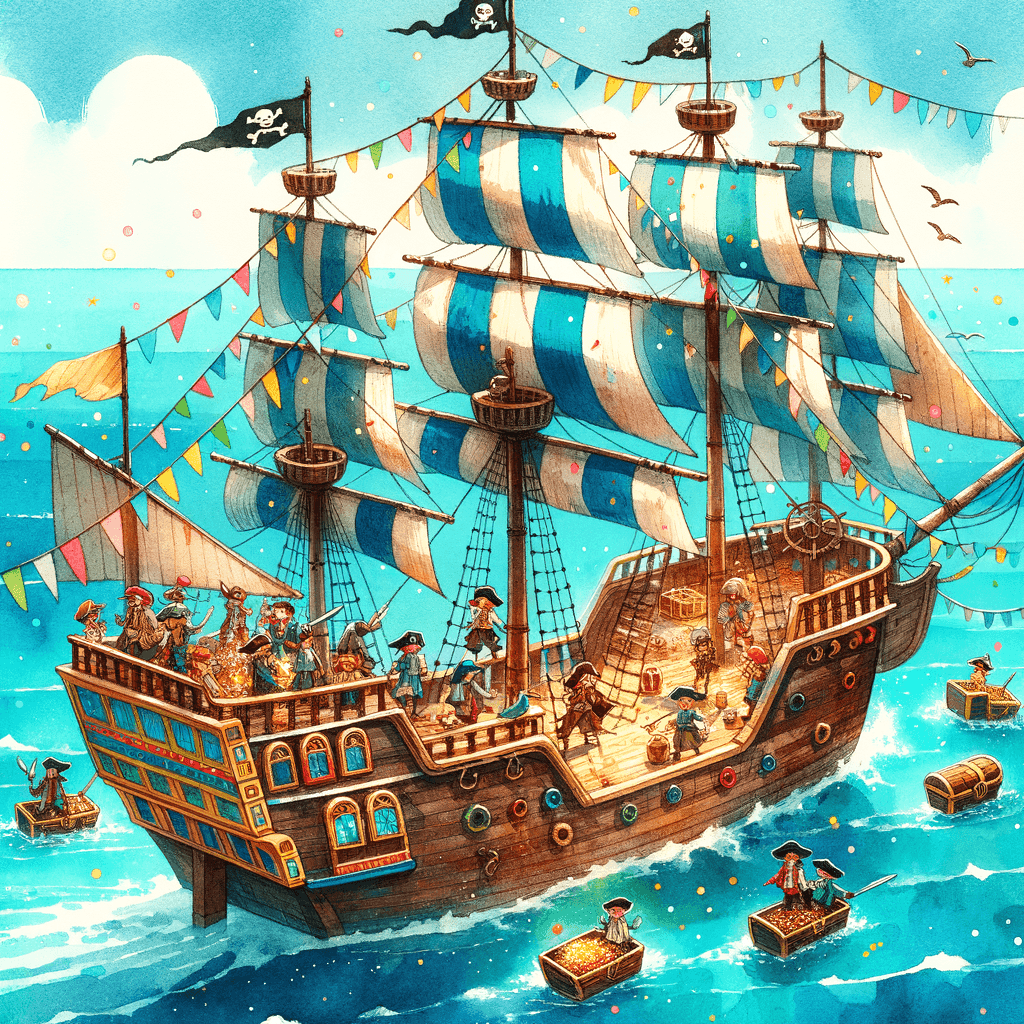 Adventurous Pirates Numbered Painting Kits