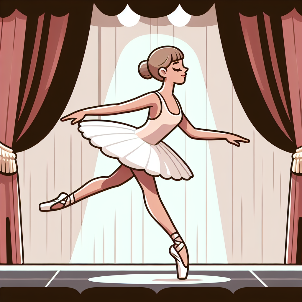 Ballerina's Dream Performance Paint By Numbers Art
