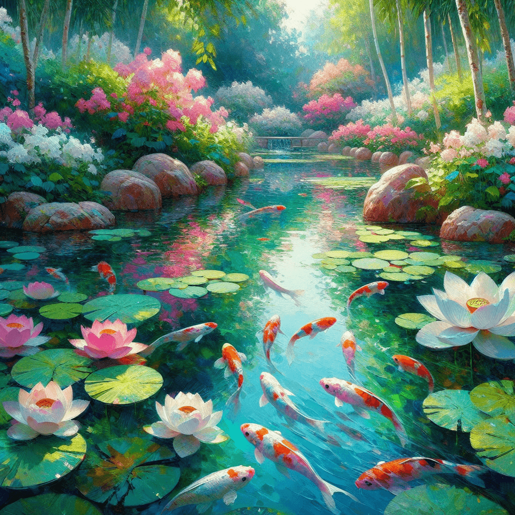 Serene Garden Sanctuary Paint By Number