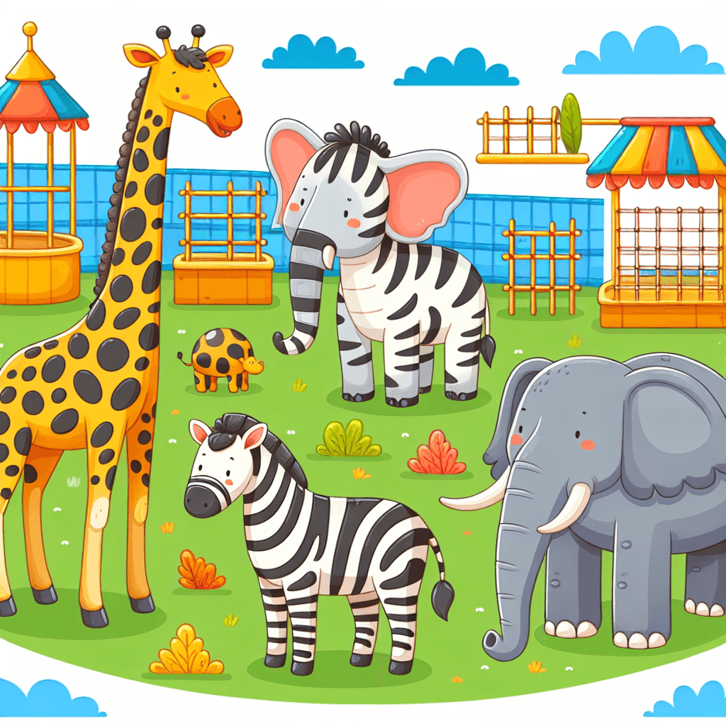 Zoo Adventure Numbered Painting Kits