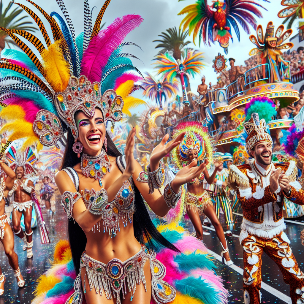 Canary Islands Carnival - Spain Paint By Numbers Kits