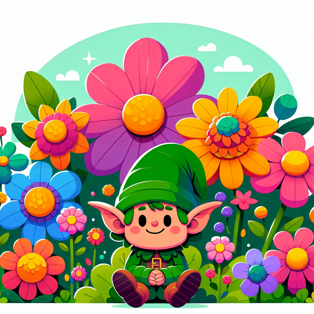 Giggling Goblin Garden Paint By Numbers