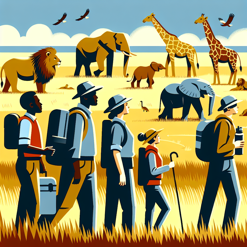 Savanna Wildlife Adventure Paint By Numbers Art