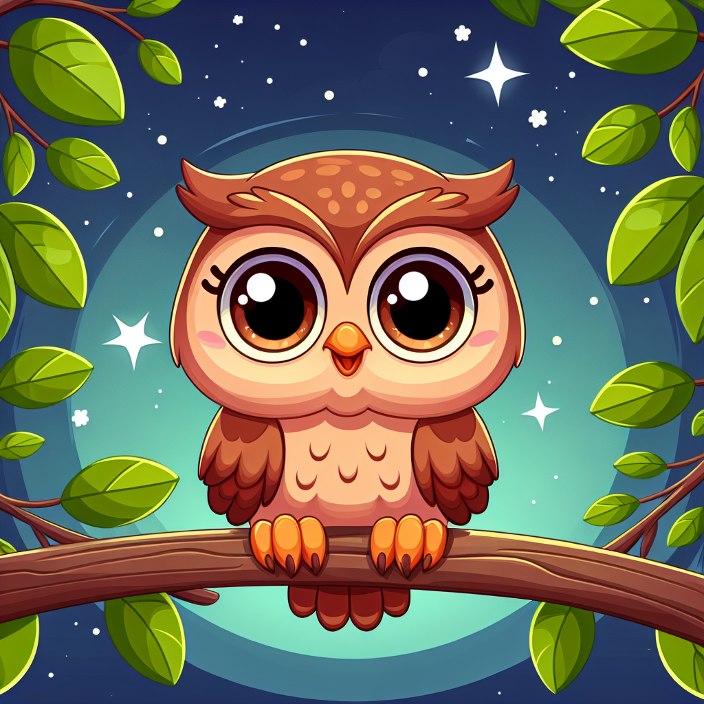 Clever Owl Number Painting