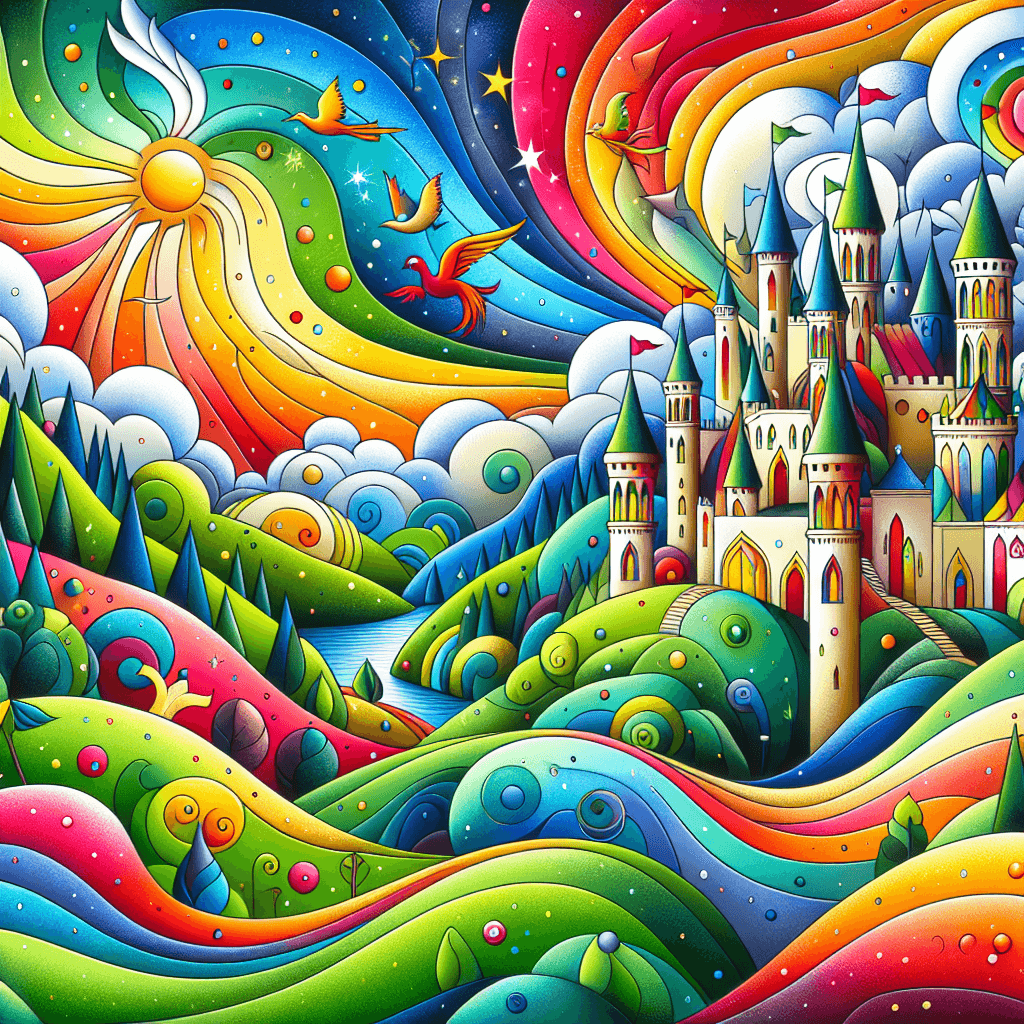 Adventures In Fantasy Land Painting Number Kit