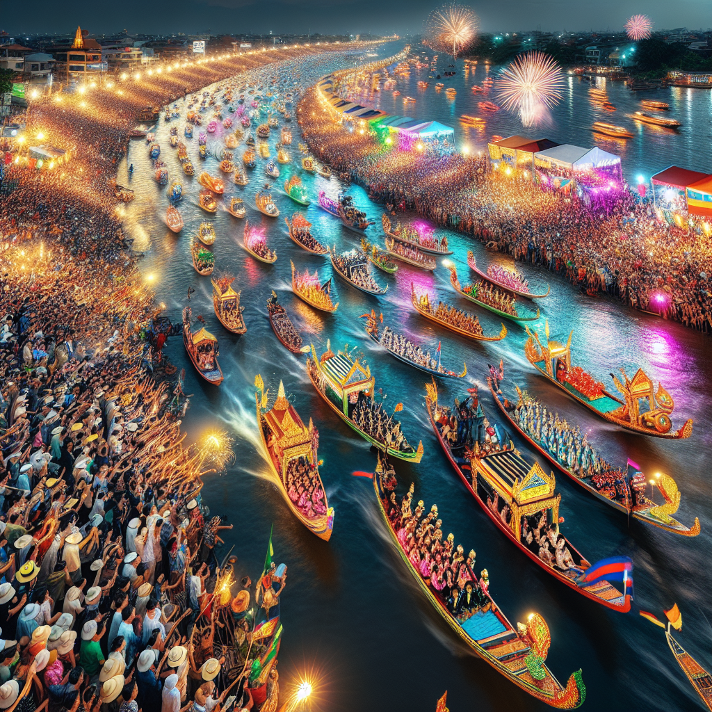 Bon Om Touk Paint By Numbers