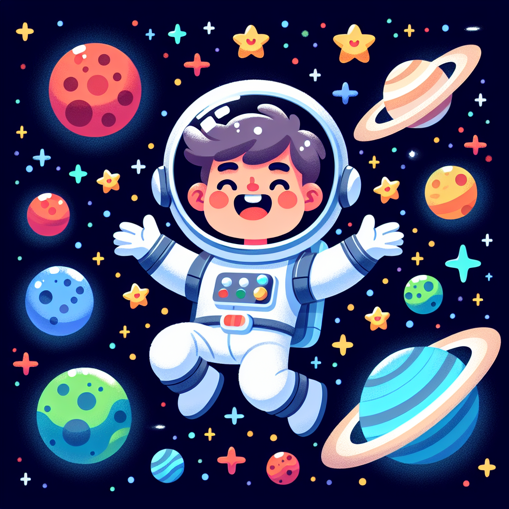 Joyful Space Explorer DIY Paint By Numbers