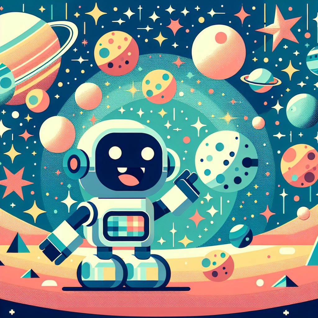 Robotic Galaxy Adventure Paint By Color