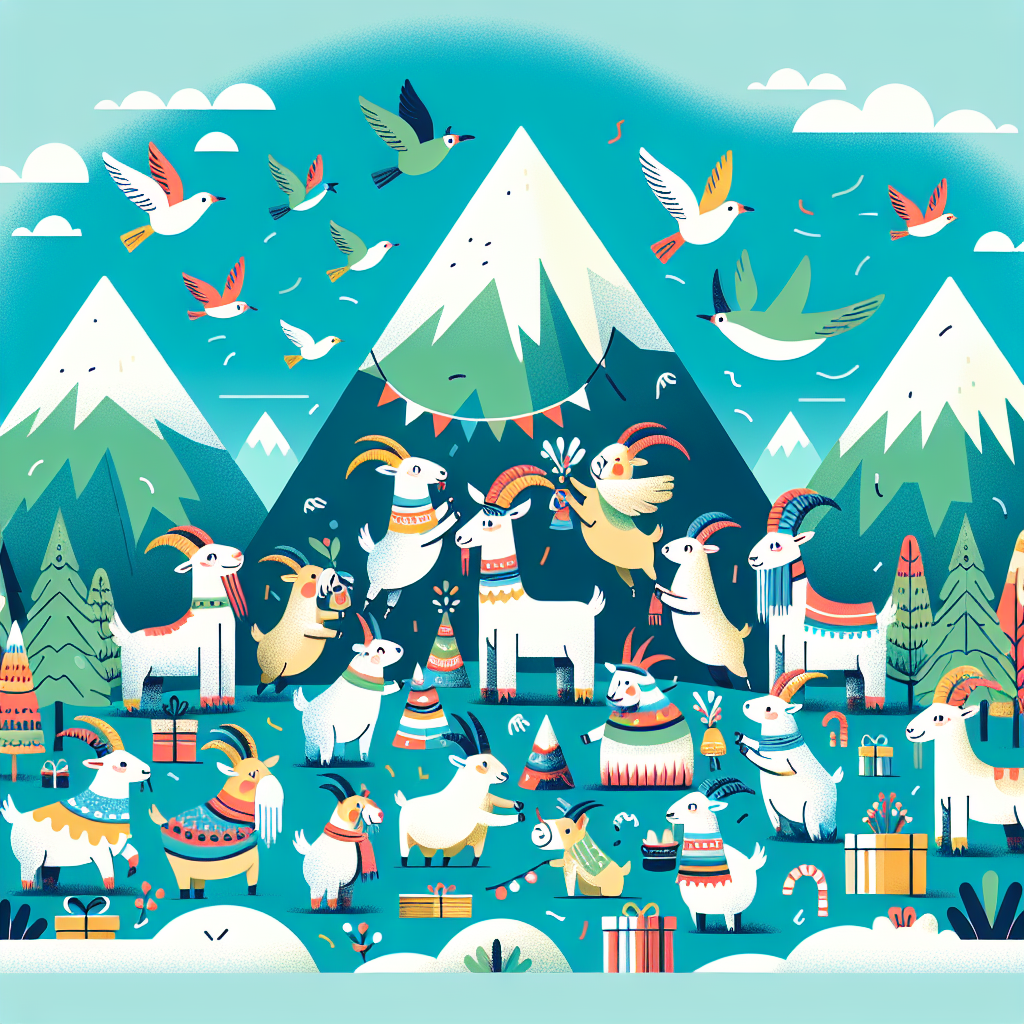 Mountain Mirth Party Paint By Number