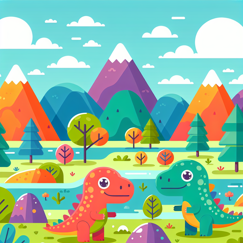 Adventure Dinosaurs DIY Paint By Numbers