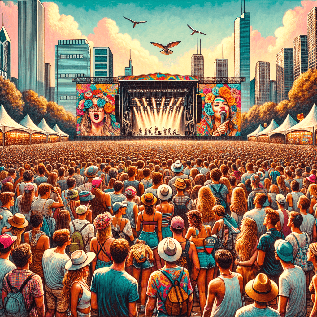 Lollapalooza Numbered Painting Kits
