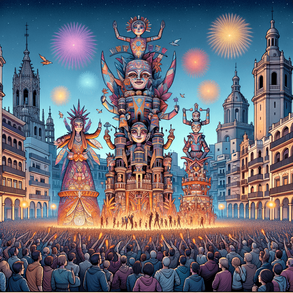 Las Fallas - Valencia, Spain DIY Paint By Numbers