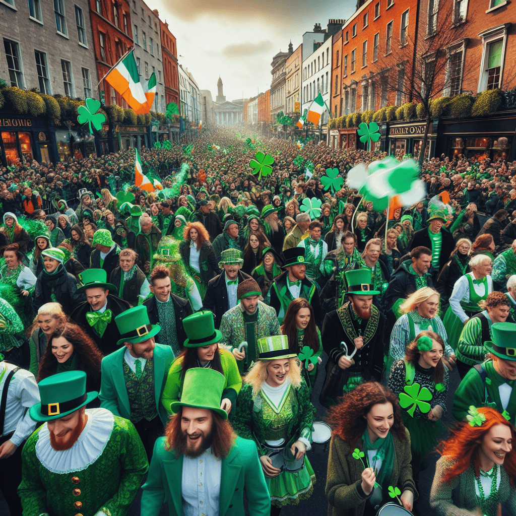 Saint Patrick's Day - Dublin Painting By Numbers Kit