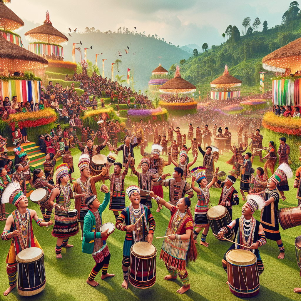 Wangala Festival DIY Paint By Numbers