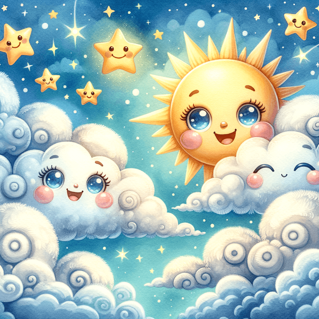 Dreamy Cloud Adventures Painting Number Kit