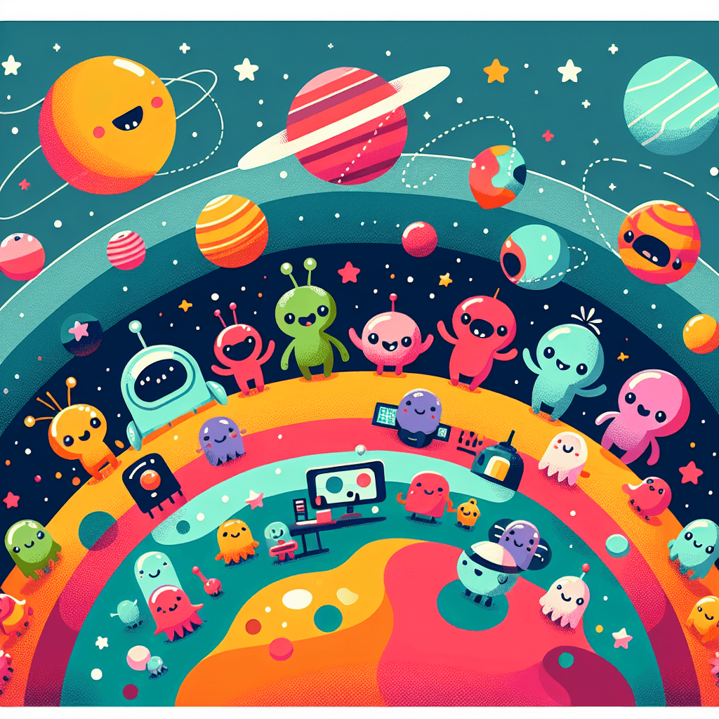 Space Aliens Playtime Numbered Painting Kits