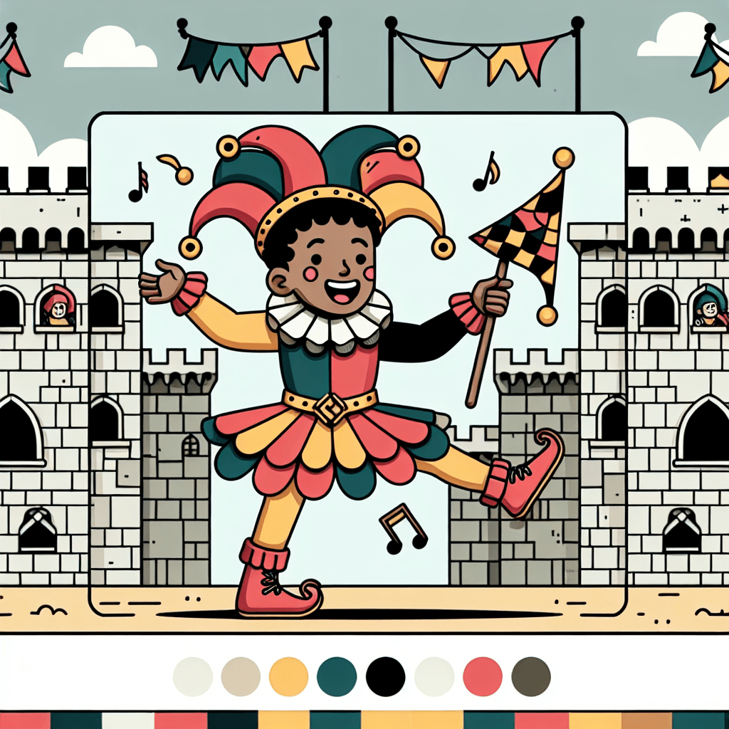 Joyful Jester's Medieval Merriment DIY Paint By Numbers