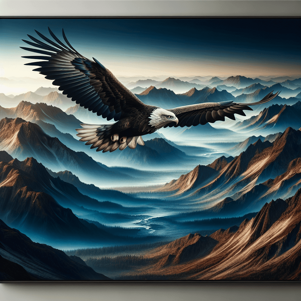 Majestic Eagle Flight Paint By Numbers Kits