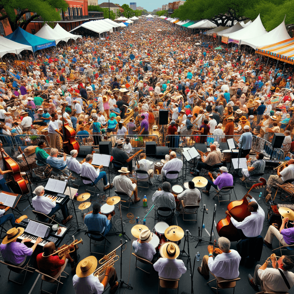 Jazz & Heritage Festival - New Orleans, USA Paint By Numbers Art