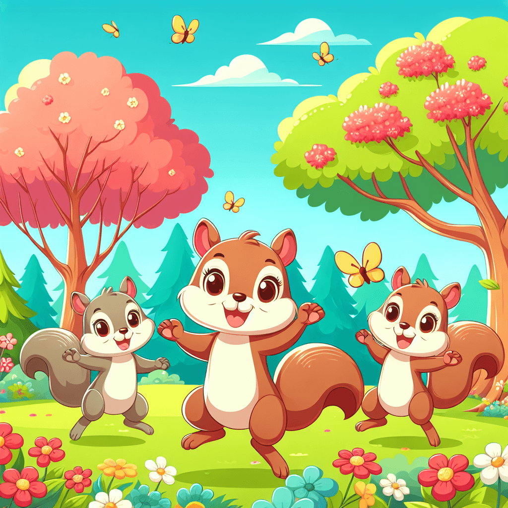 Sunny Squirrels Painting Number Kit
