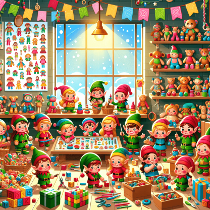 Whimsical Toy Workshop Paint By Numbers Kits
