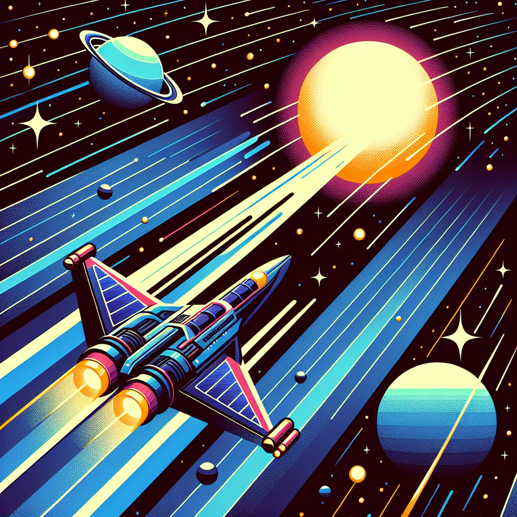 Solar-Powered Space Race DIY Paint By Numbers