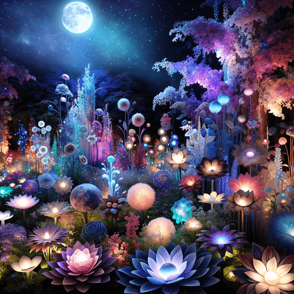 Magical Night Garden Paint By Number
