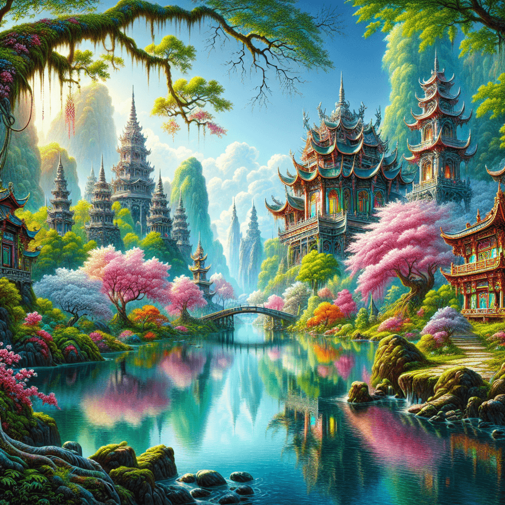 Mystical Eastern Serenade Painting Number Kit