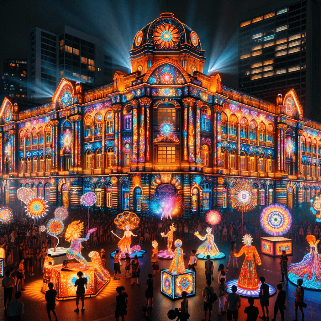 Singapore Night Festival - Singapore DIY Paint By Numbers