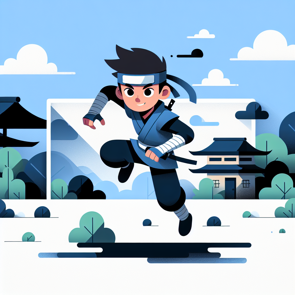 Ninja's Stealthy Mission Paint By Numbers Kits