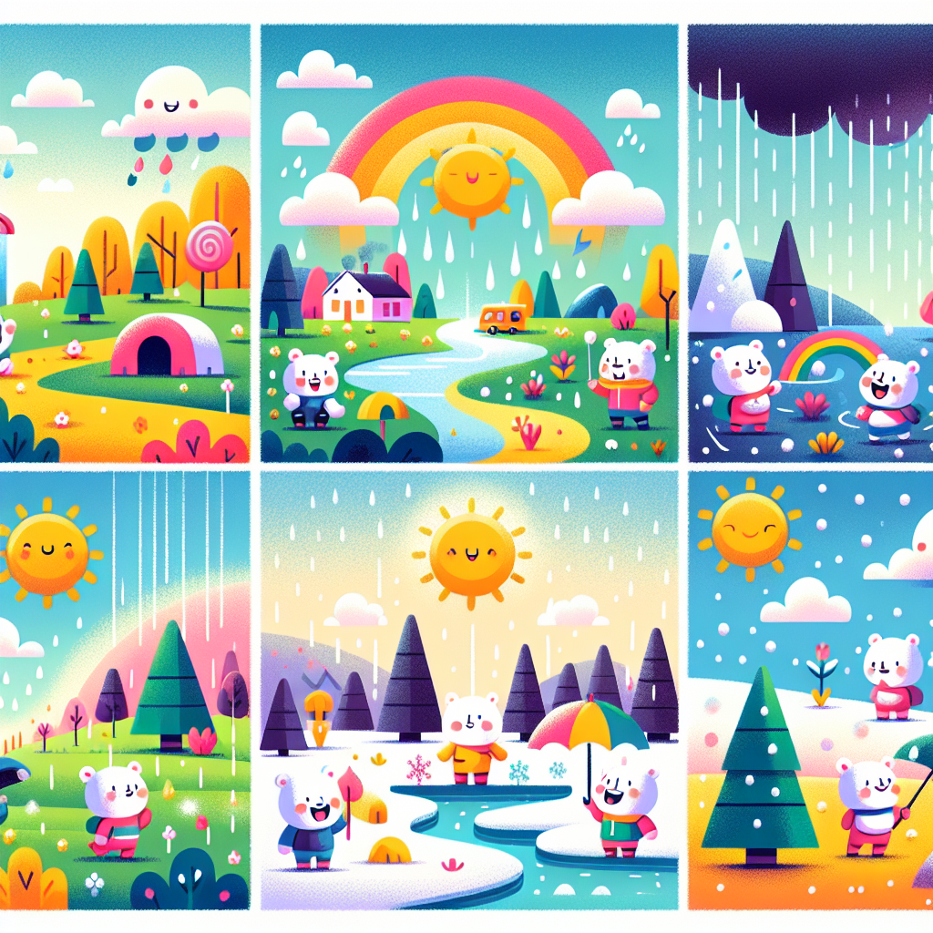 Wonderous Weather Wonderland Numbered Painting Kits