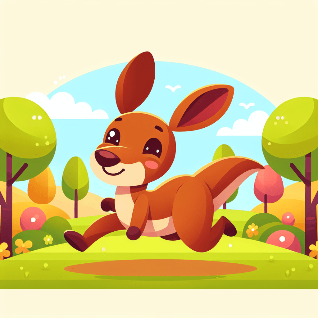 Giggly Kangaroo Paint By Color
