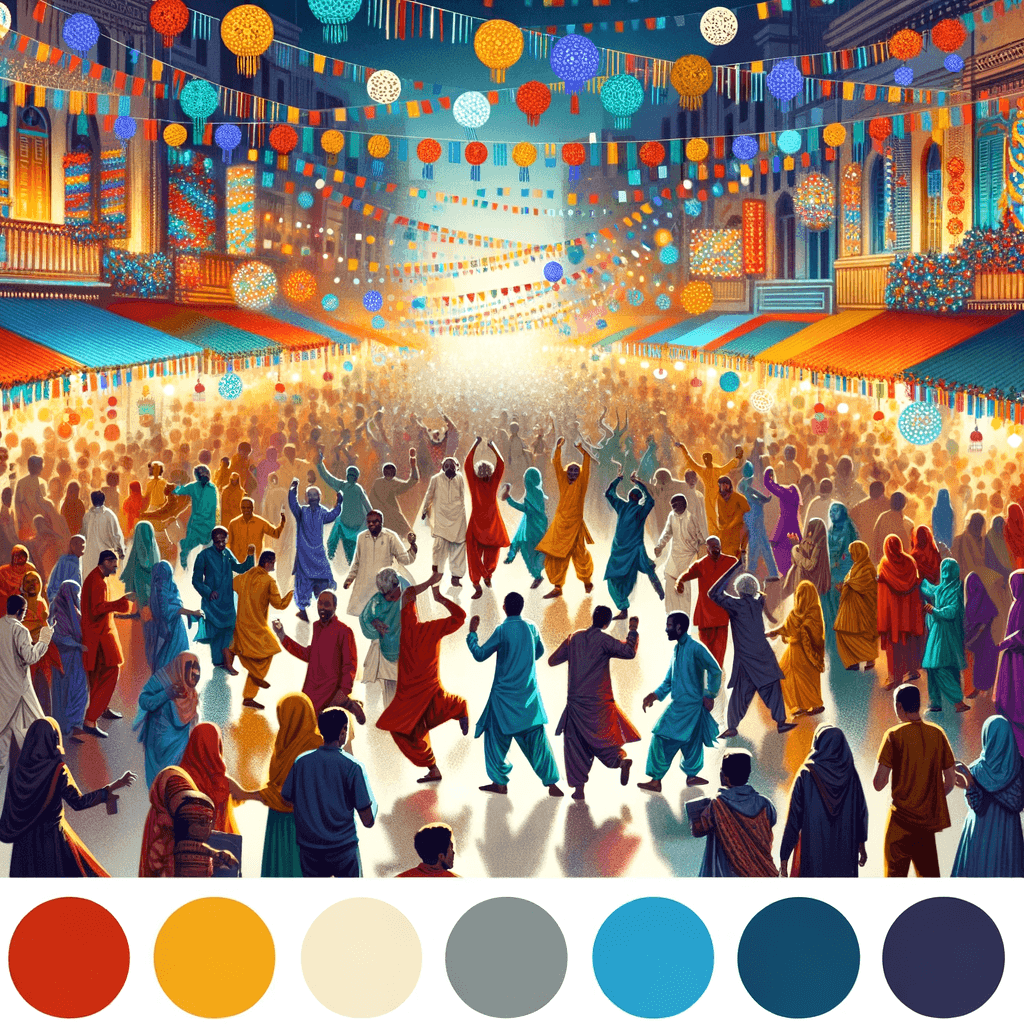 Lively Festival Nights DIY Paint By Numbers