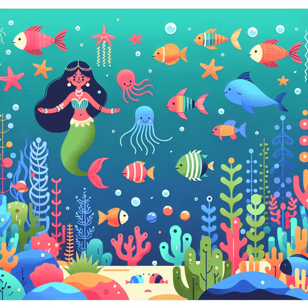 The Undersea Kingdom's Mystery Paint By Numbers Art