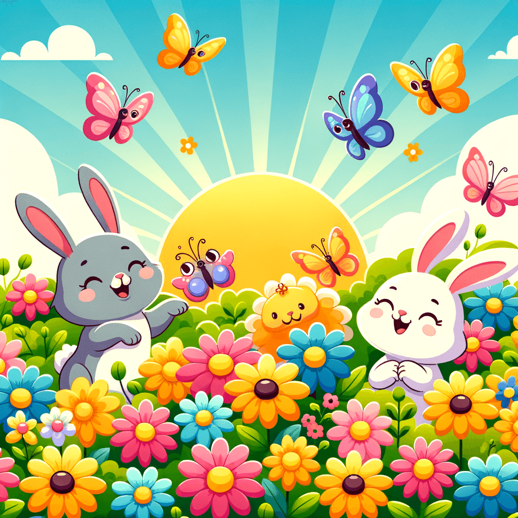 Cheerful Garden Friends Paint By Numbers Art
