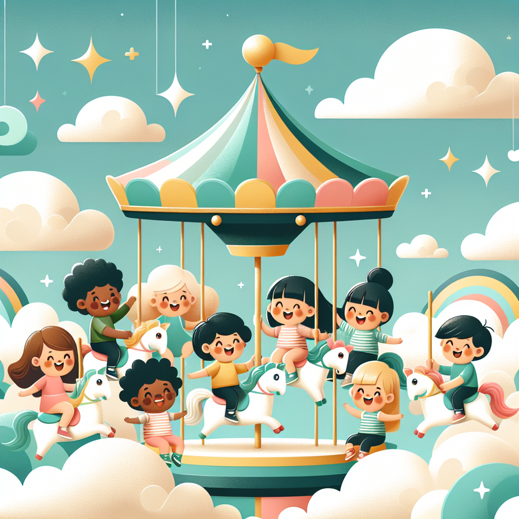 Cloud Carousel Of Dreams Paint By Color