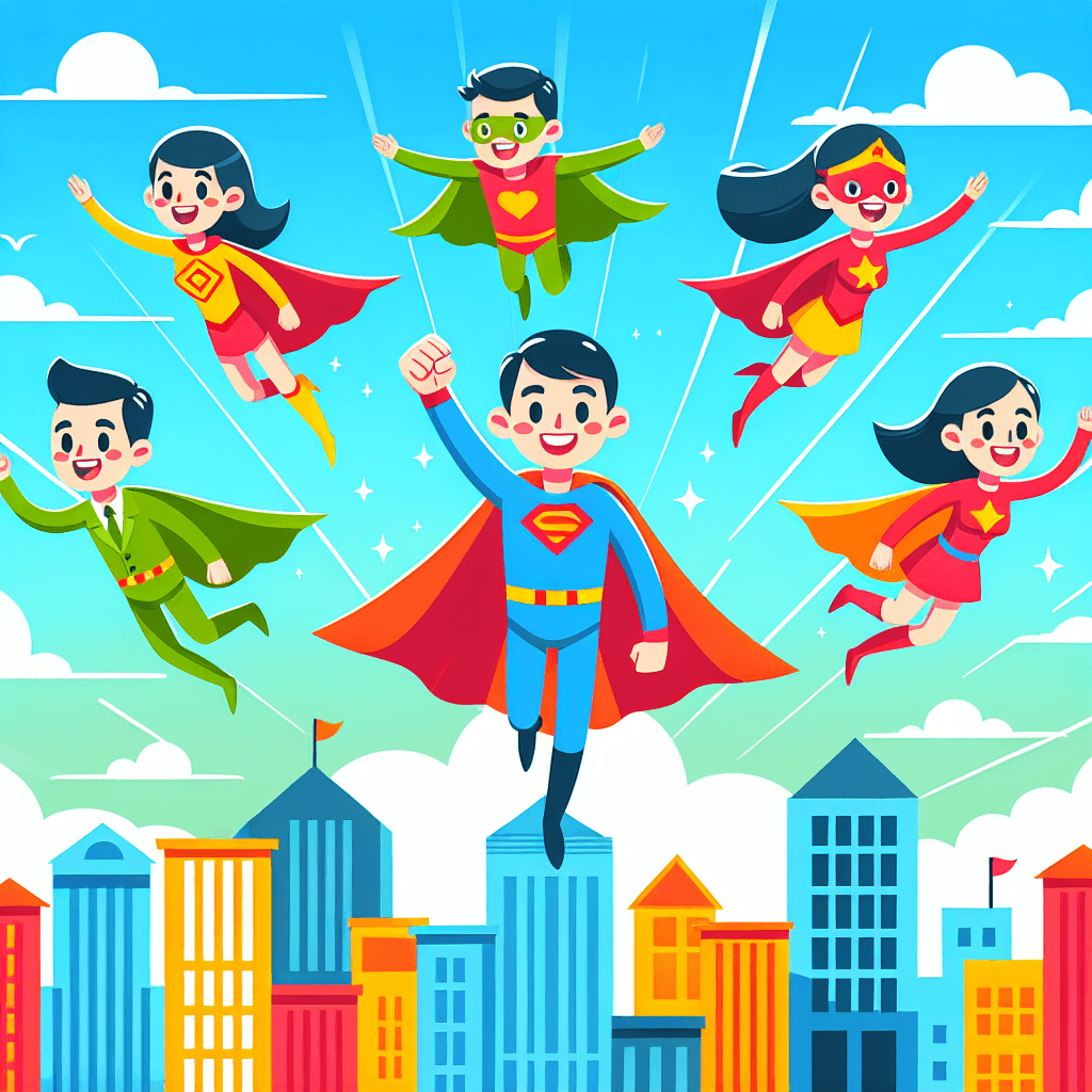 Brave Superheroes In Action DIY Paint By Numbers